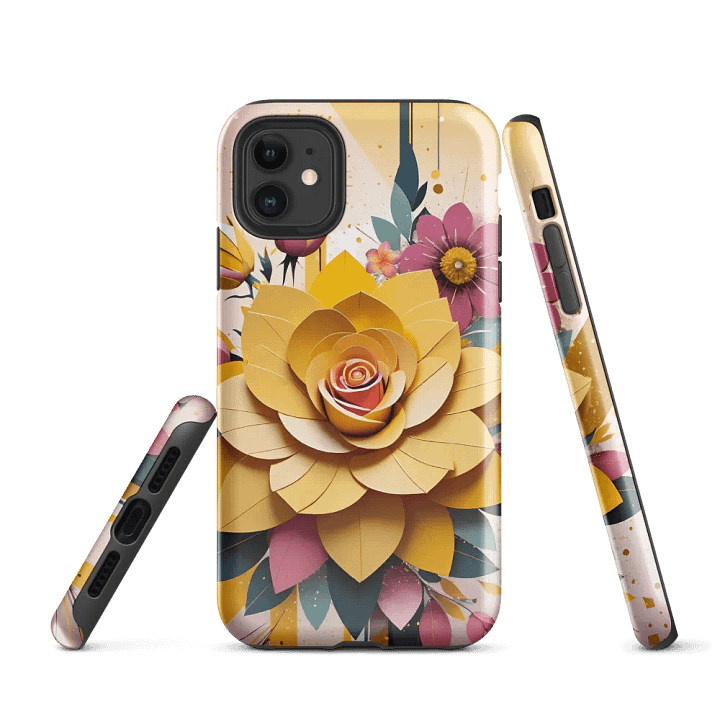 Floral Tough Phone Case product image (1)