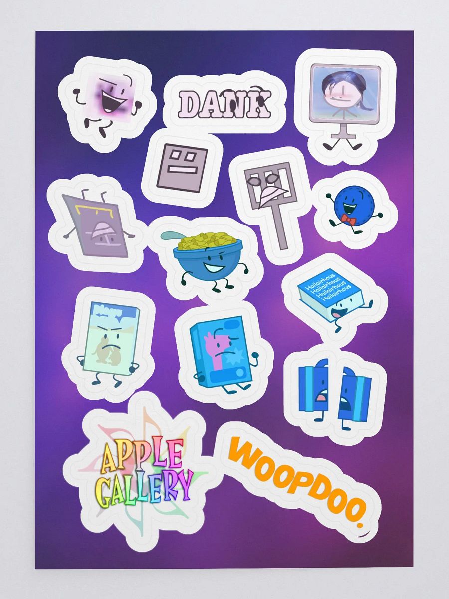 10 Years Sticker Sheet - BLUE product image (1)