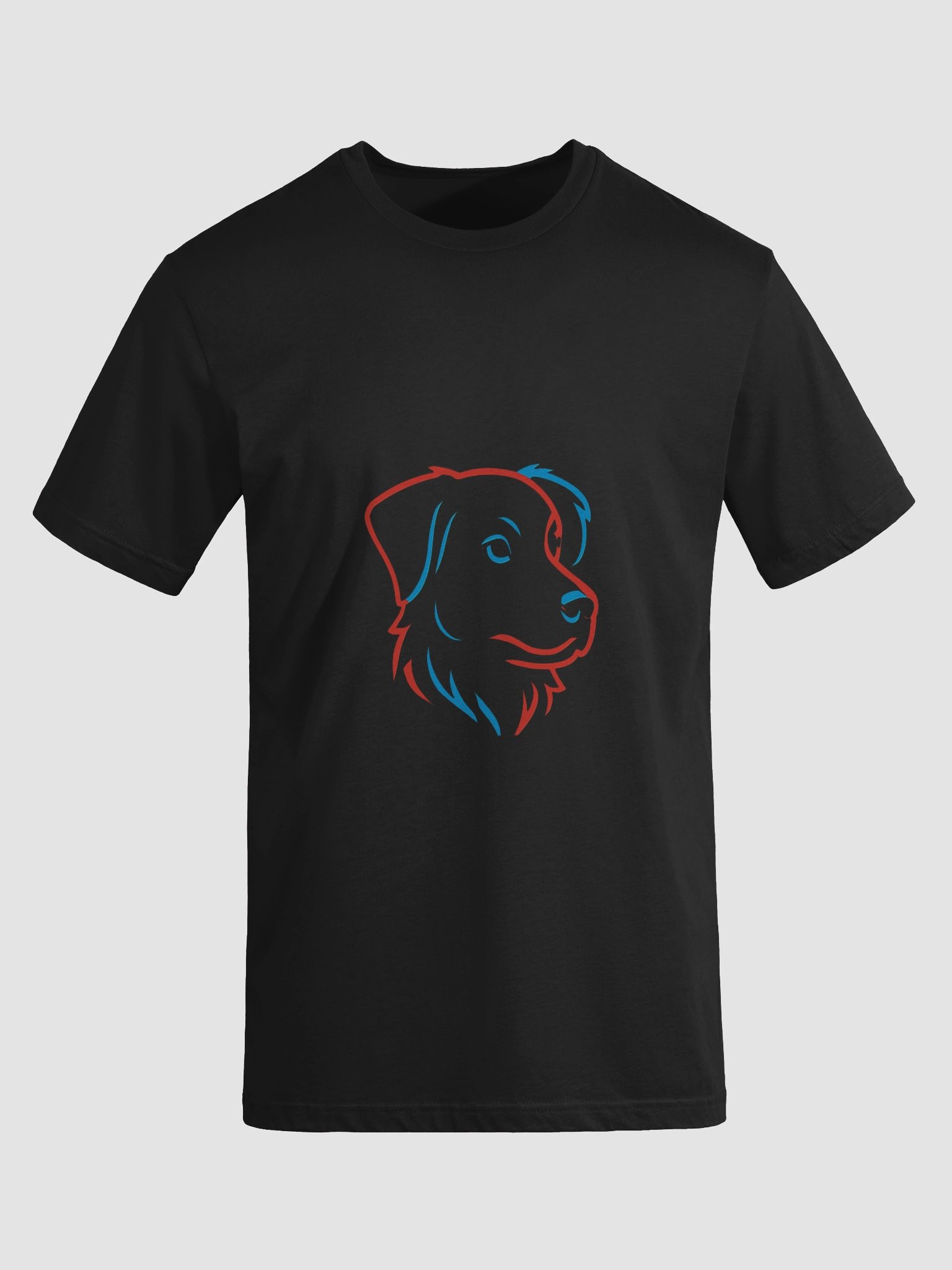 Vibrant Canine Outline T-Shirt product image (16)