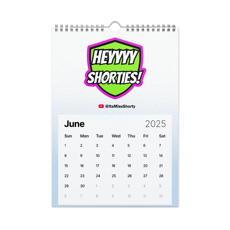 The Shorty Calendar filled with Everything Miss Shorty! product image (7)