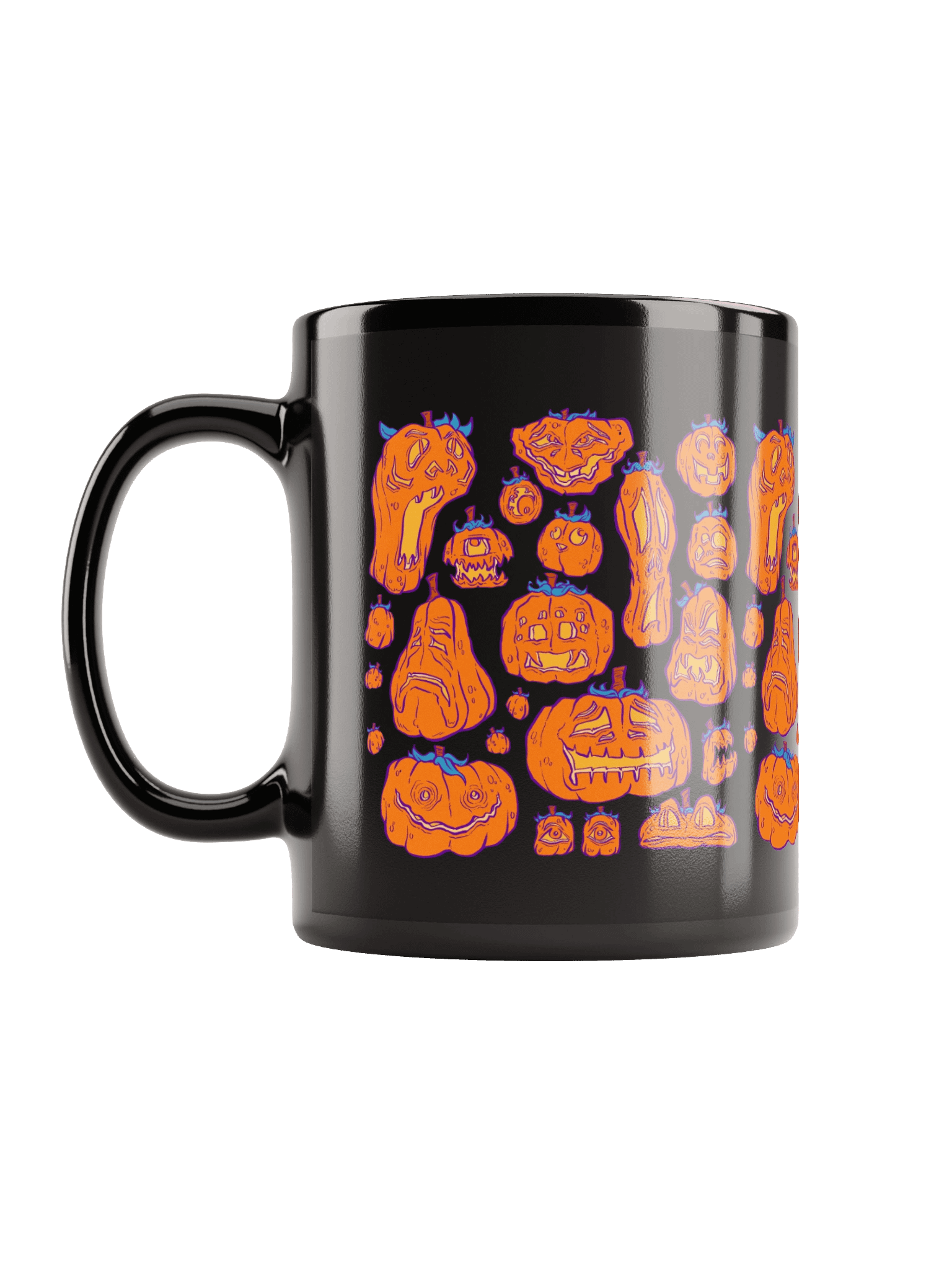 Jumble of Jack-o-Lanterns 11oz. Coffee Mug product image (6)