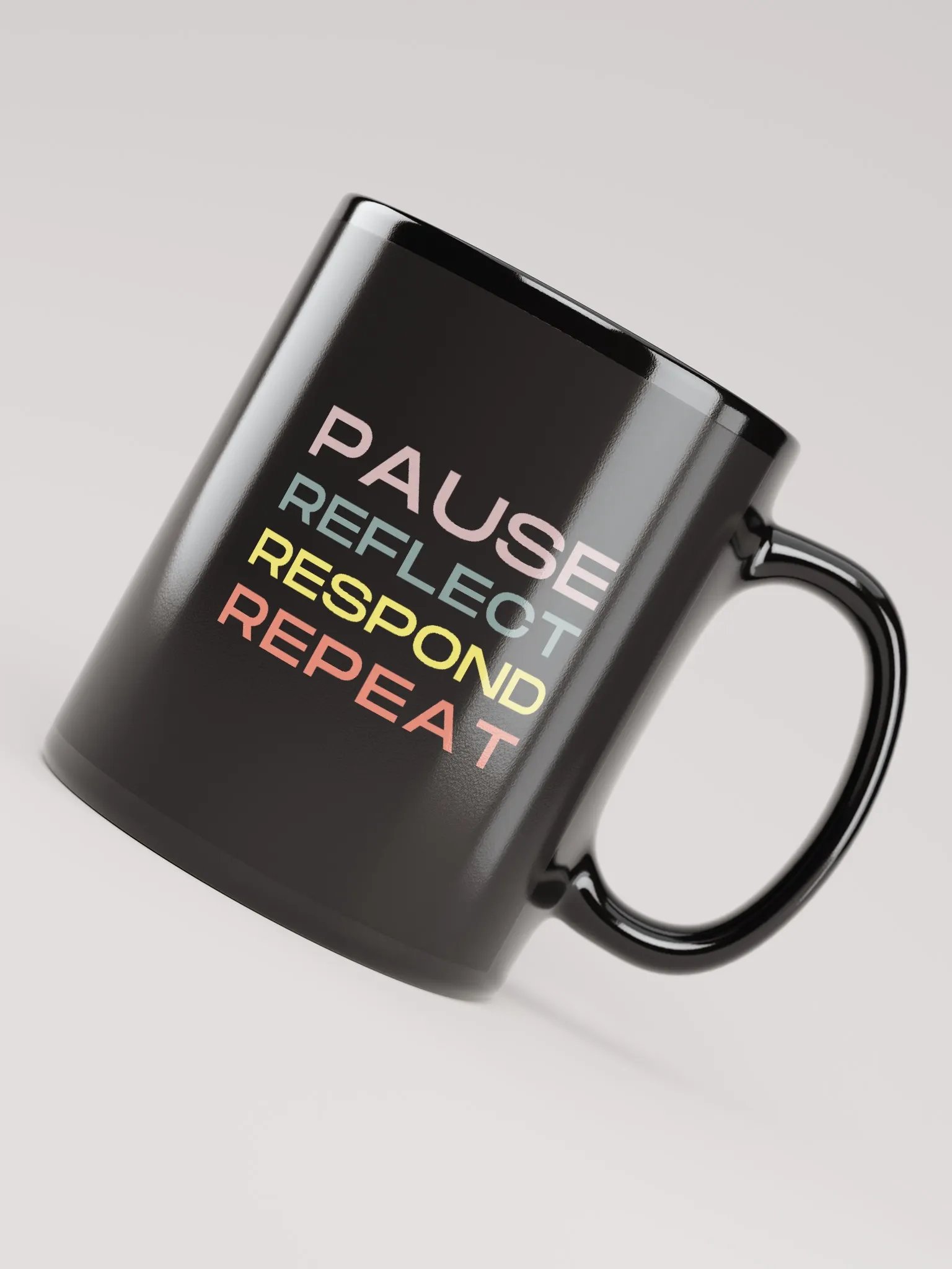 Pause Reflect Respond Repeat COFFEE Mug product image (4)