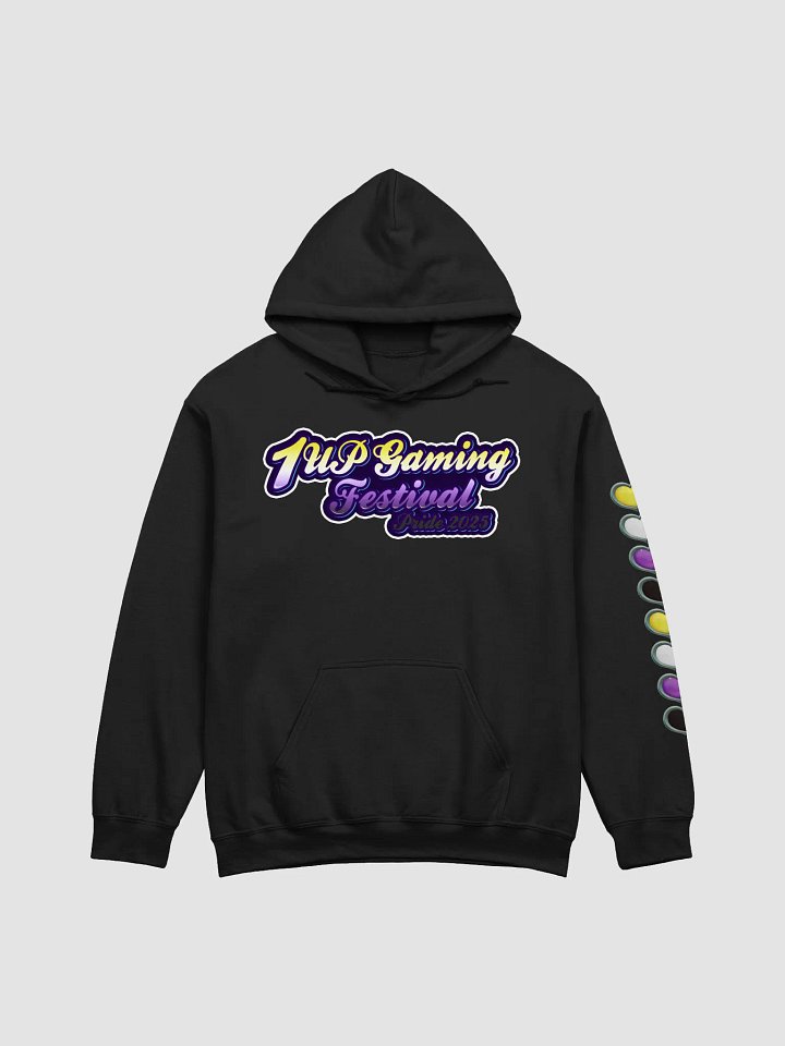 1UP Gaming Festival Nonbinary Pride 2025 Hoodie product image (2)