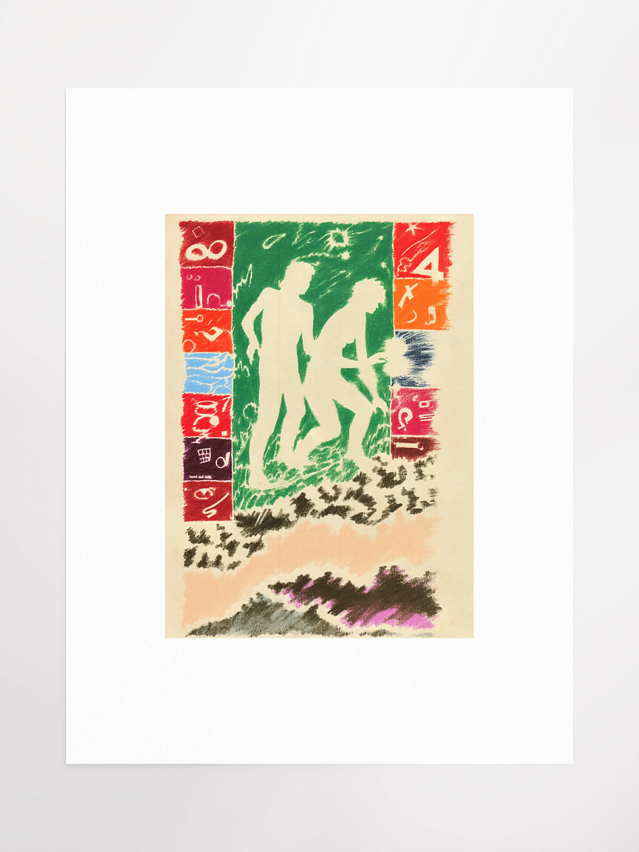 Couple in Green 02.05.90 print product image (2)
