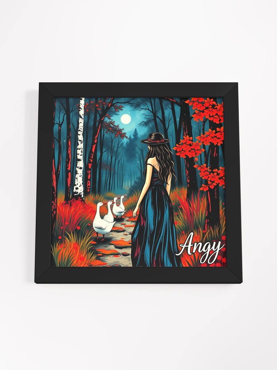 goose lady Vibrant Ayous Wood Framed Matte Print product image (20)