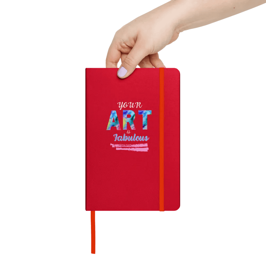 Vibrant ART Fabulous Hardcover Notebook For art students moms daughters friends art teachers product image (7)