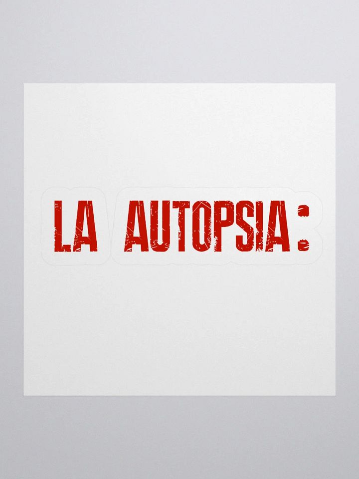 La Autopsia Stickers product image (3)