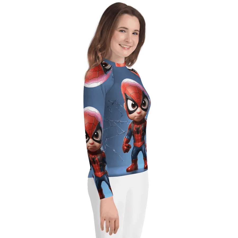 Blue spider man kids shirt product image (5)