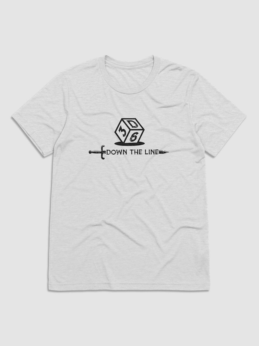 3d6DTL Horizontal Logo on Light Triblend T-Shirt product image (4)