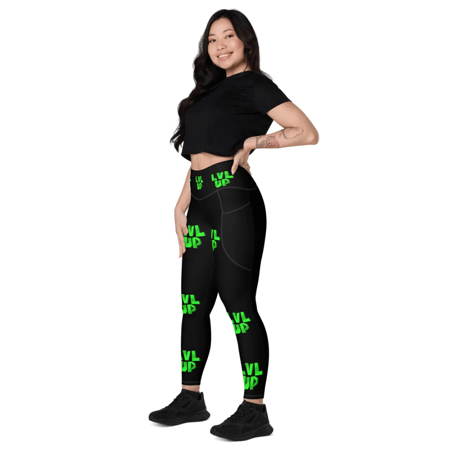 LVL UP Black Yoga Pants product image (4)