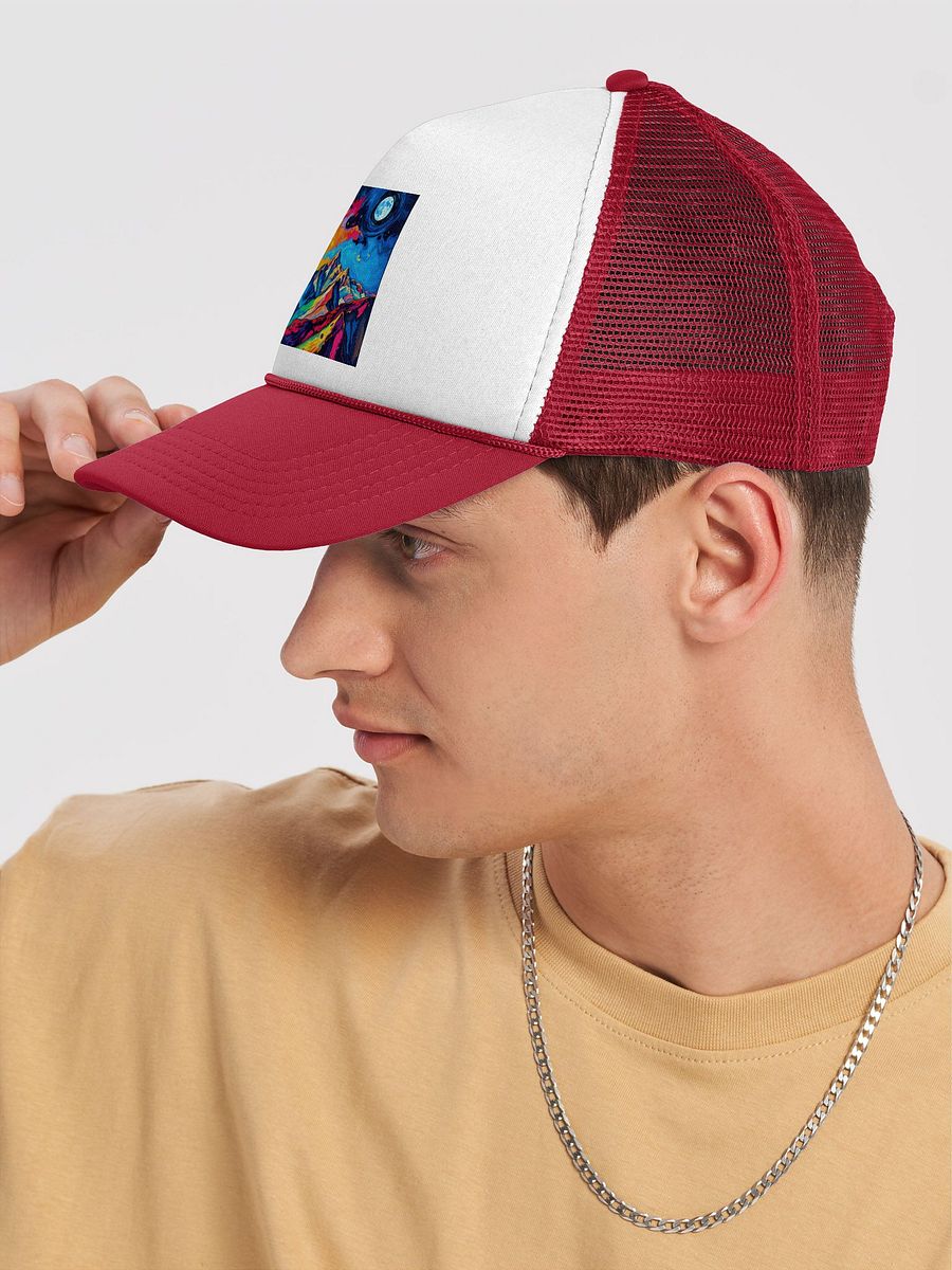 eye in the sky Foam Trucker Hat product image (7)
