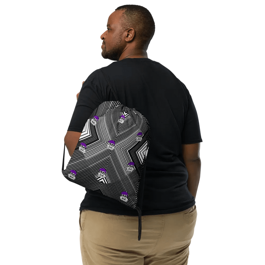 Enigma Nation All-Over Print Drawstring Bag product image (6)