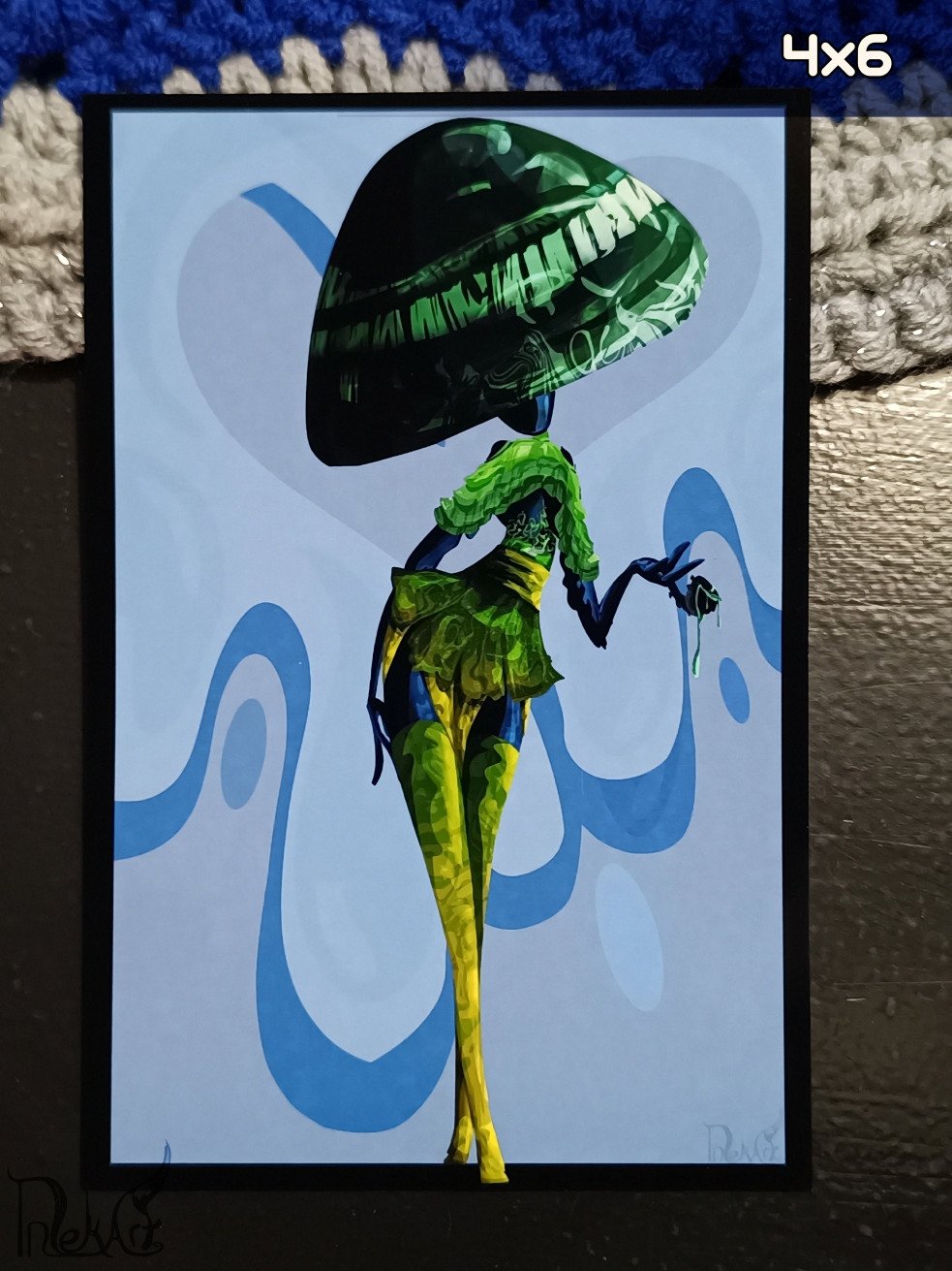 Wax Mushroom Print product image (2)