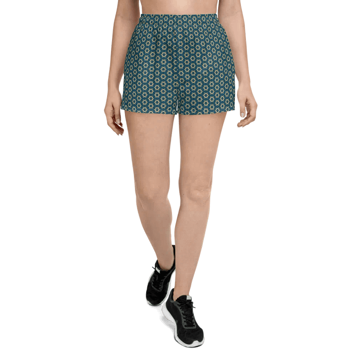 Seashell and Starfish Women's Athletic Shorts product image (2)
