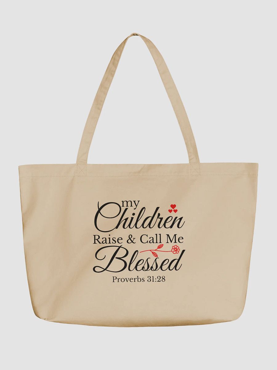 Blessed Mama Eco Tote Bag. product image (2)