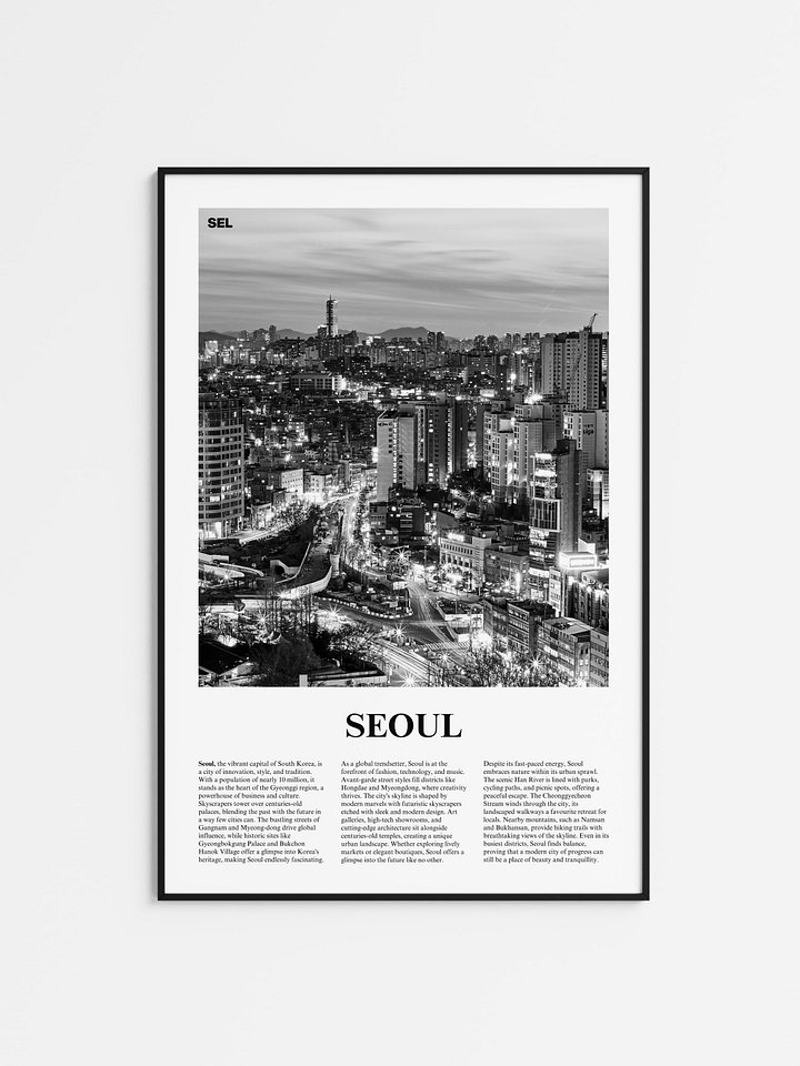 Seoul 02 Newspaper Poster product image (1)