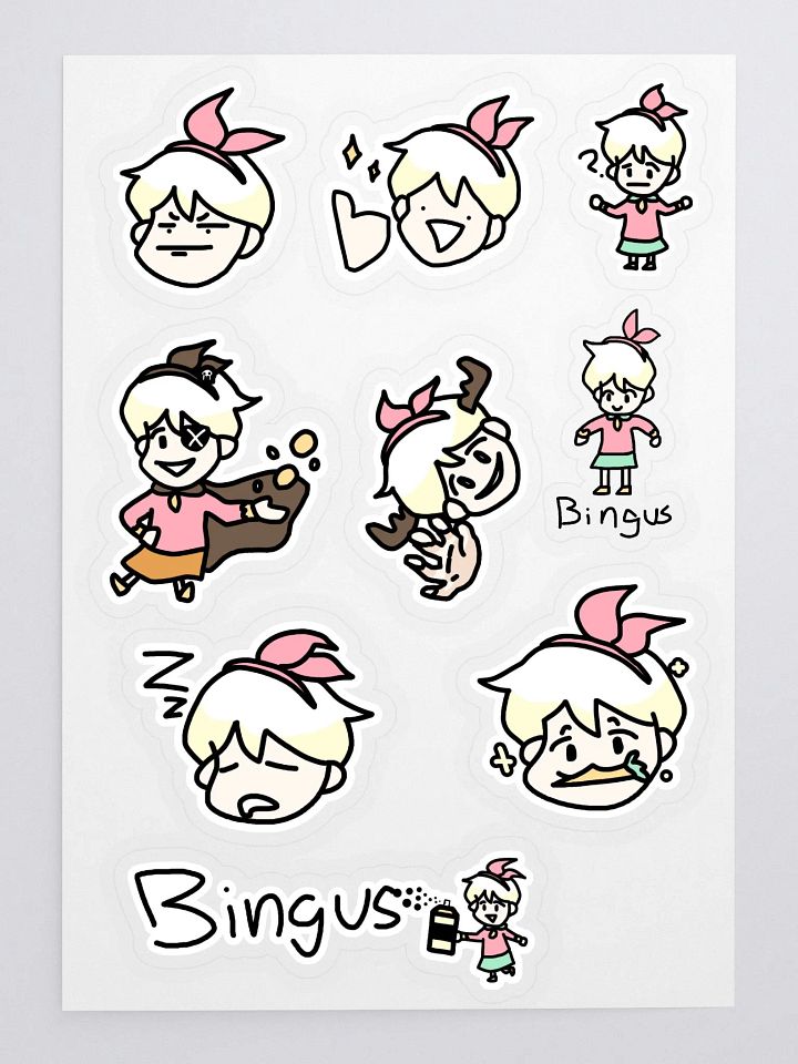 bingus sticker sheet product image (1)