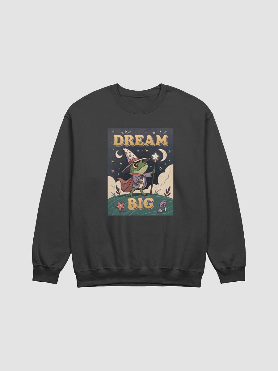 Dream Big Wizard Frog Crewneck Sweatshirt product image (1)