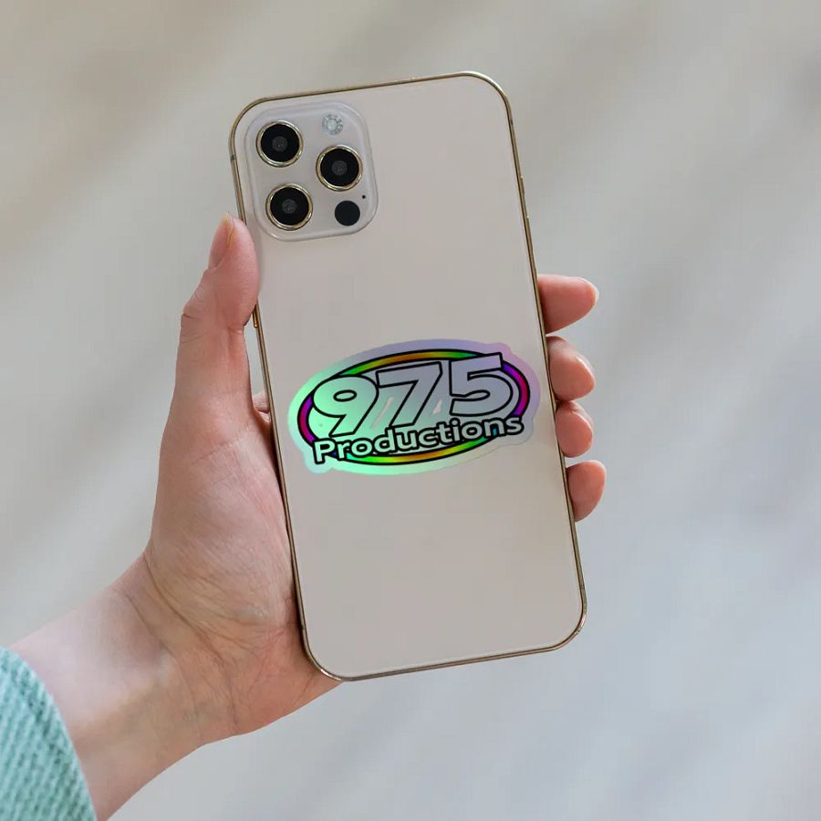 975 Productions Logo Sticker (Holographic) product image (6)