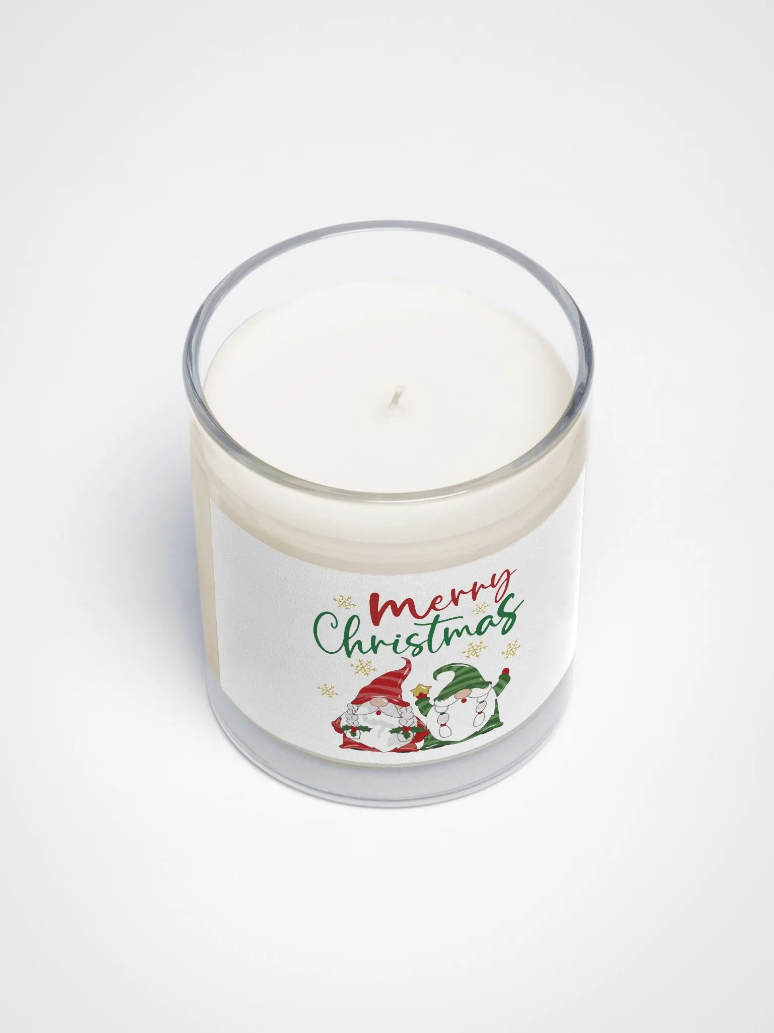 Merry Christmas Gnomes Winter Themed Candle product image (3)