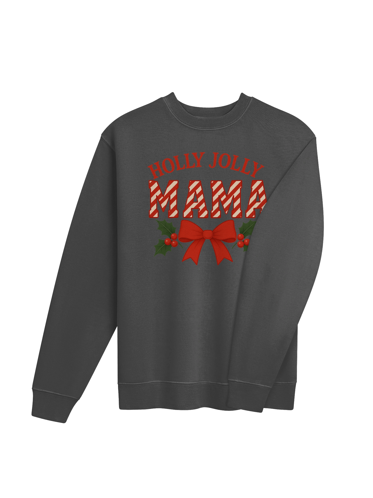 Holly Jolly Mama Holiday Sweatshirt product image (4)