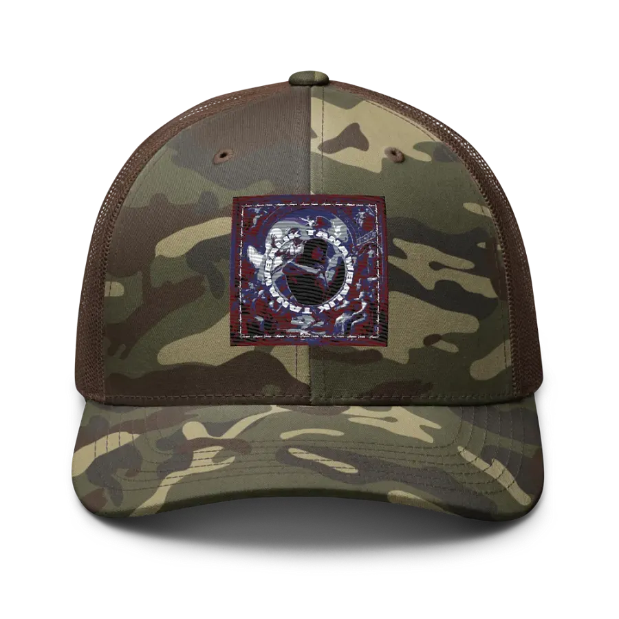 Balik Tanaw Homeless Artistic Camo Trucker Hat product image (1)