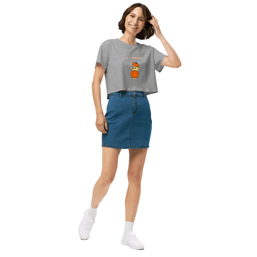 Happy Yongbok-een | Pumpkin Felix Halloween Crop Top product image (80)