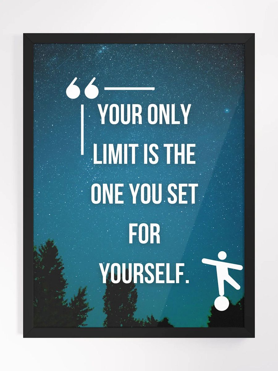 Only Limit Framed Poster product image (1)
