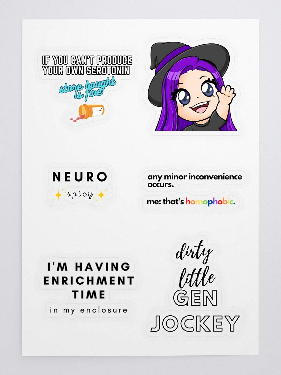 Abra sticker sheet product image (3)