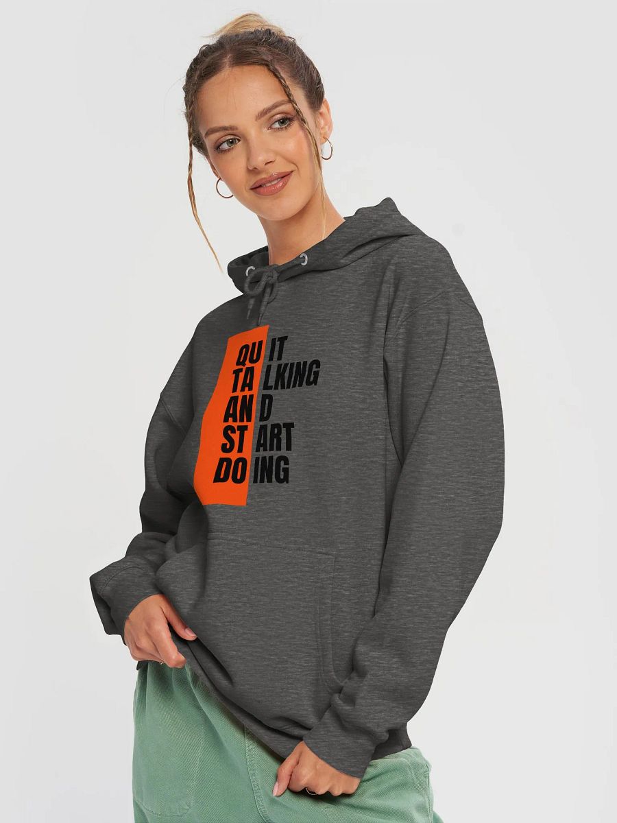 Unique Stacked Text Hoodie product image (17)