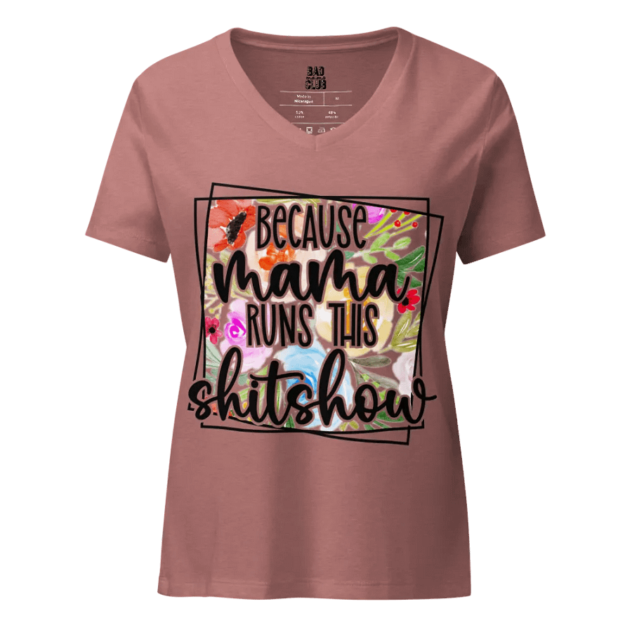 Floral Mama V-Neck Tee product image (2)