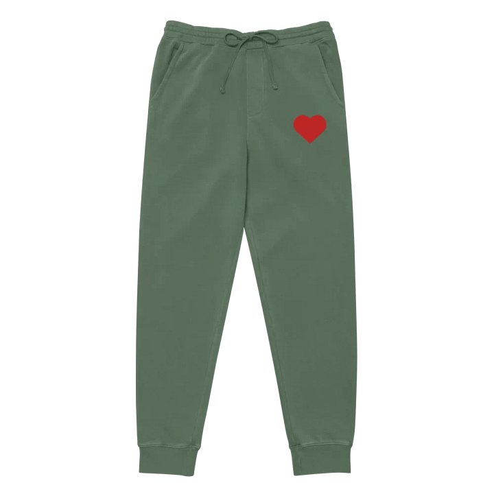 Suited Up Sweatsuit Joggers: Hearts (Red) product image (9)