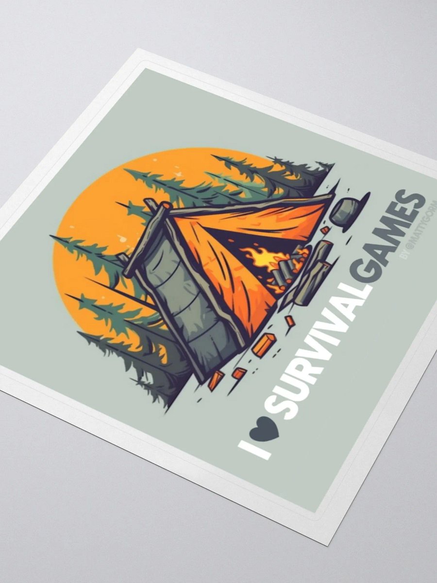 I Love Survival Games (sticker) product image (3)