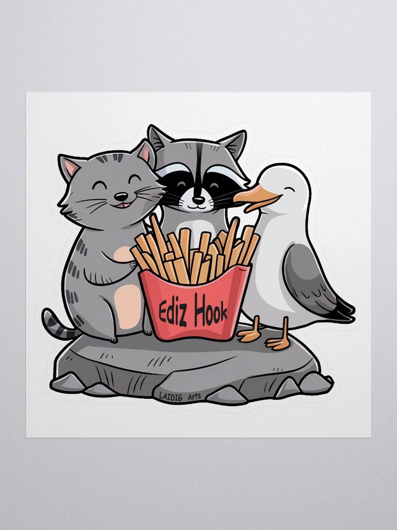 The Ediz Hook Motley Crew Vinyl Sticker