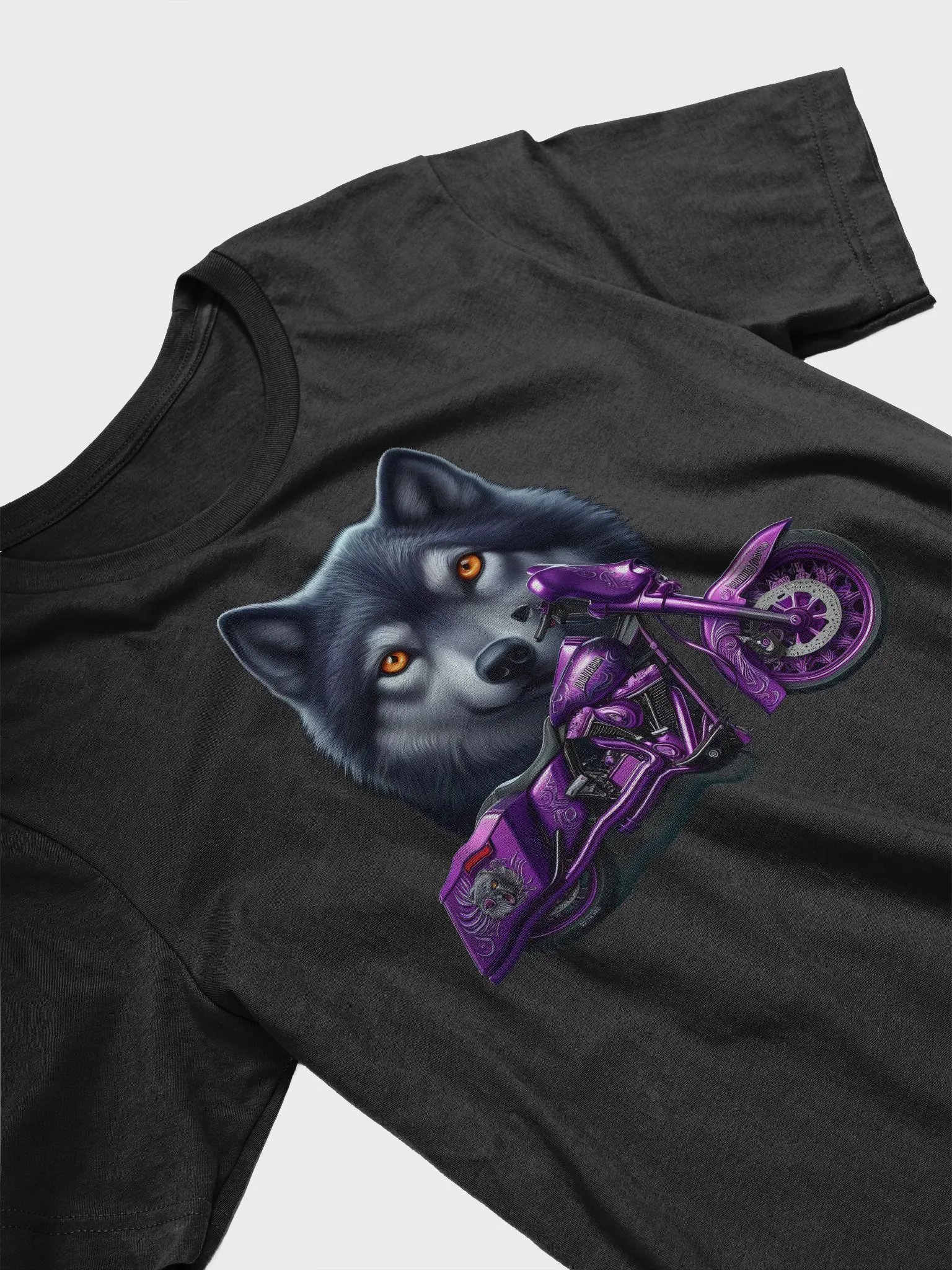 Motorcycle and Wolf - Unisex T-Shirt #19 product image (3)
