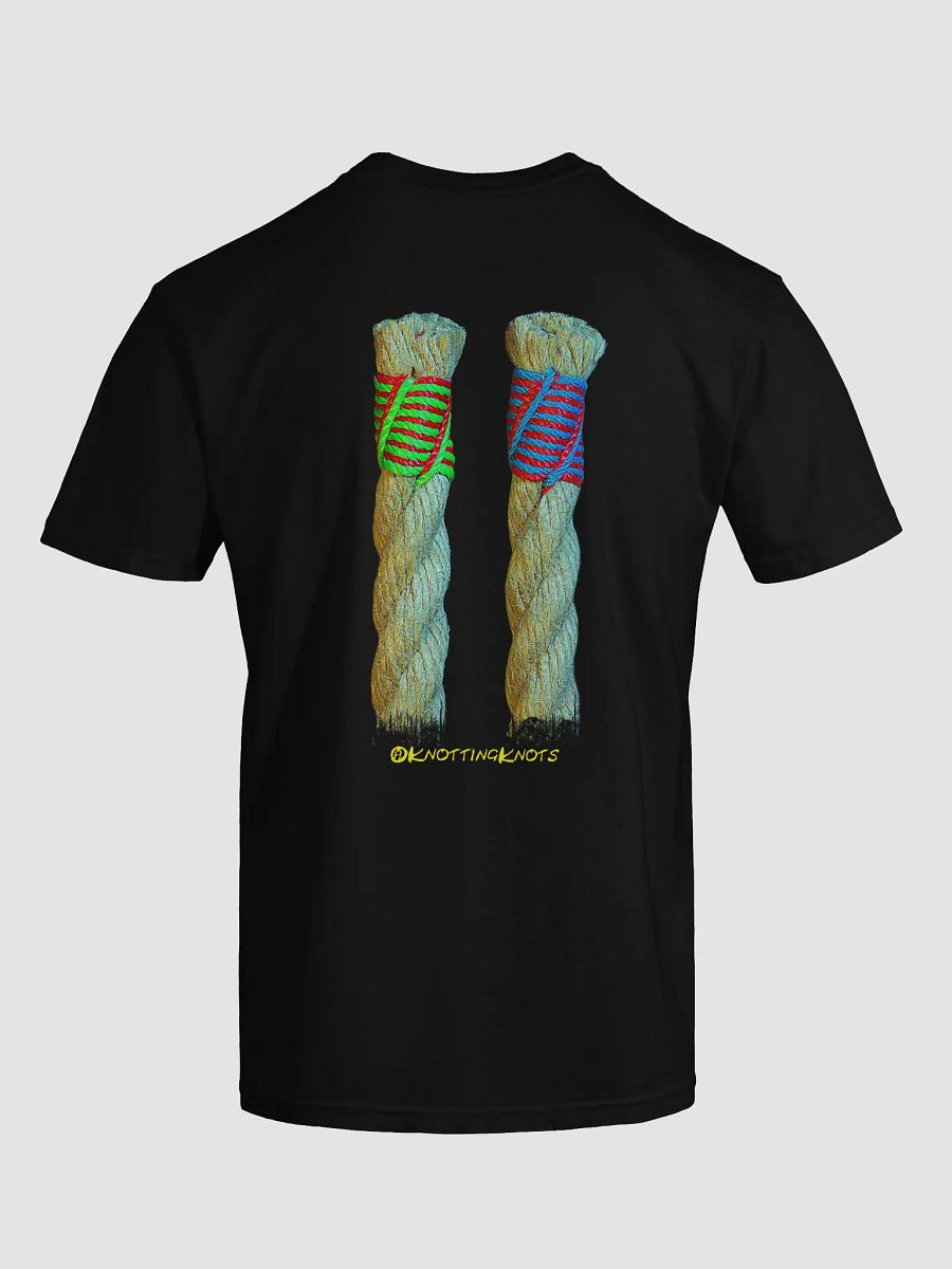 Nautical Sailmaker's Whipping Black T-Shirt product image (6)