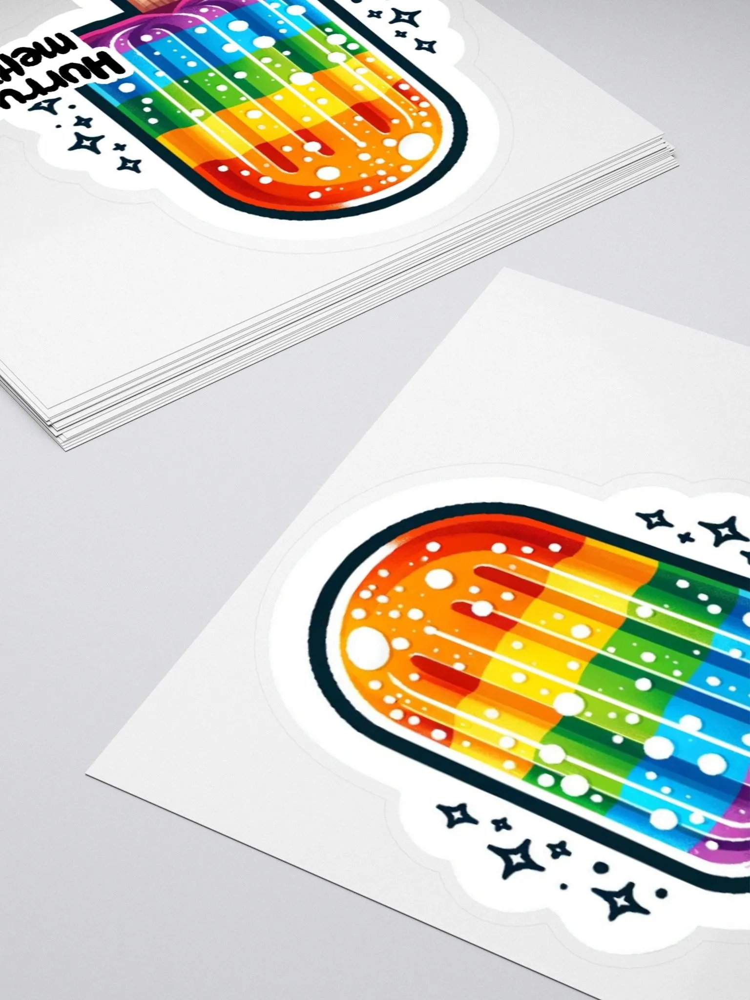 Popsicle Dessert Sticker-Innuendo Sticker-Rainbow Style-LGBTQIA Sticker product image (12)