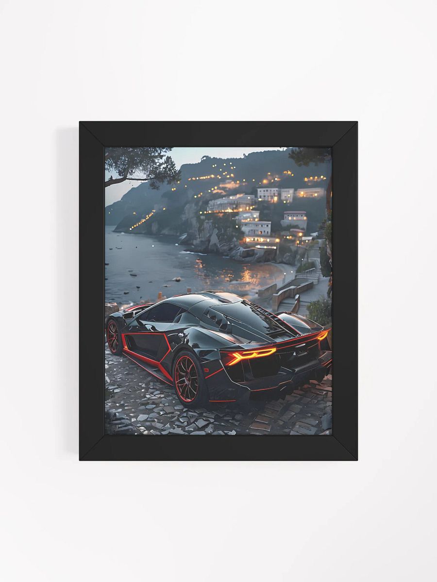 Sleek Coastal Drive Matte Poster product image (5)