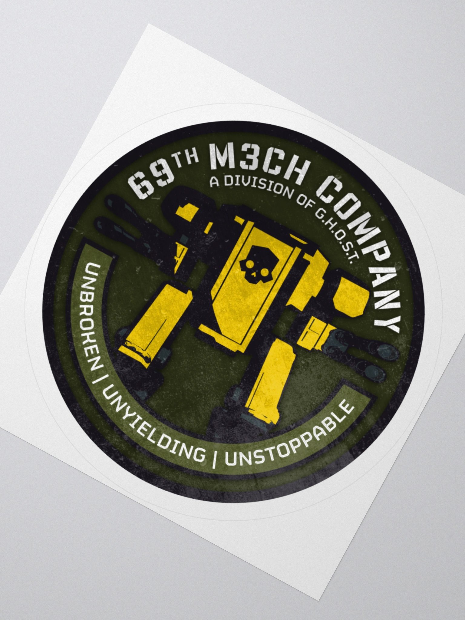 69th M3CH Company Textured Sticker product image (1)