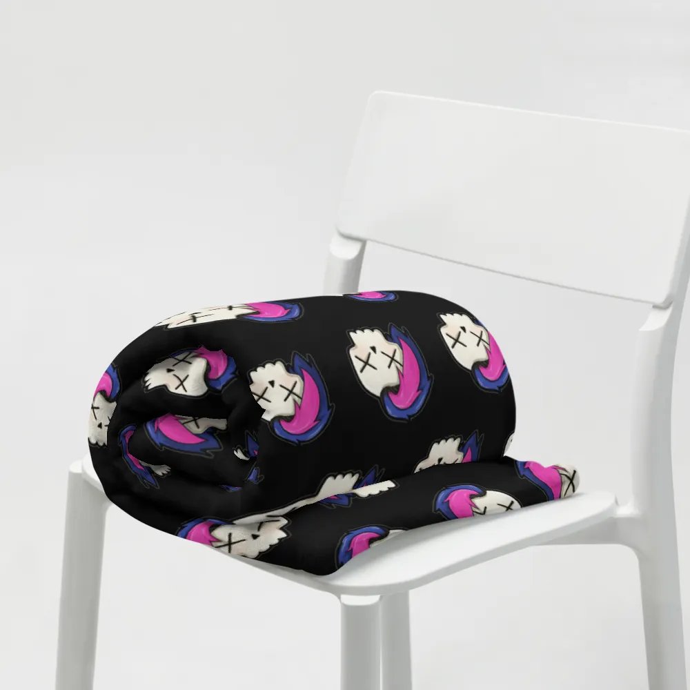 Hybrid Skull Throw Blanket product image (7)