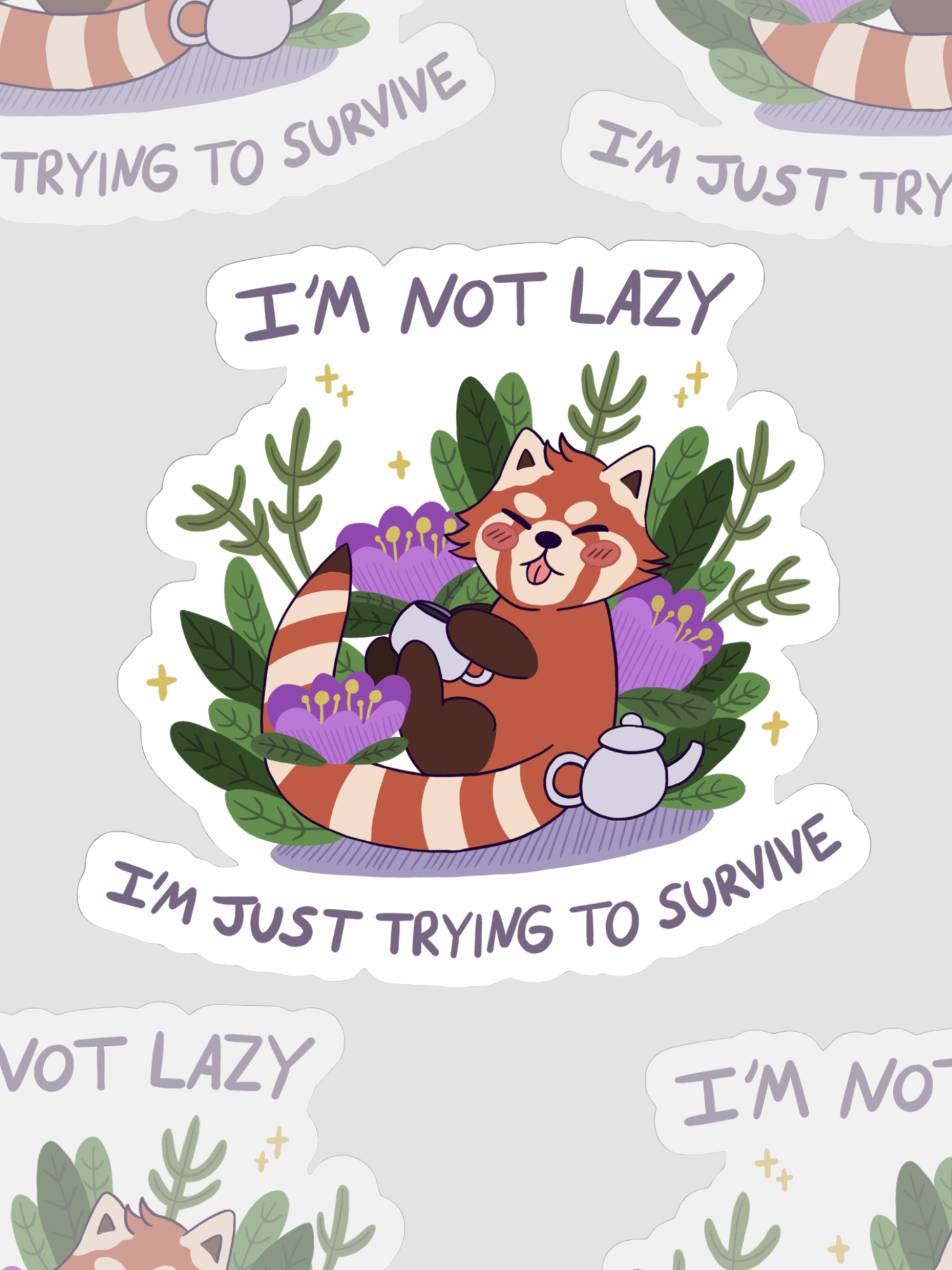 I'm Not Lazy Sticker product image (2)