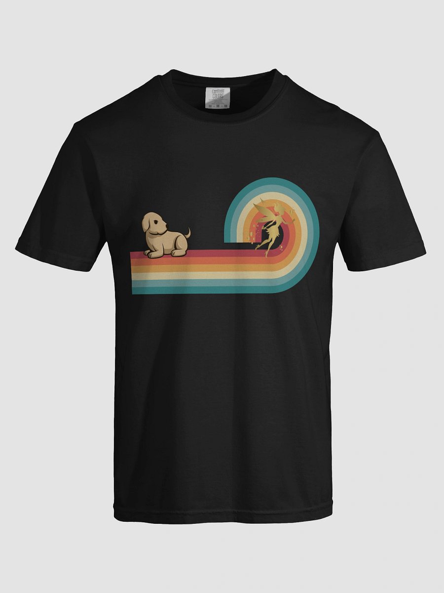 Whimsical Fairy and Dog Arc T-Shirt product image (7)