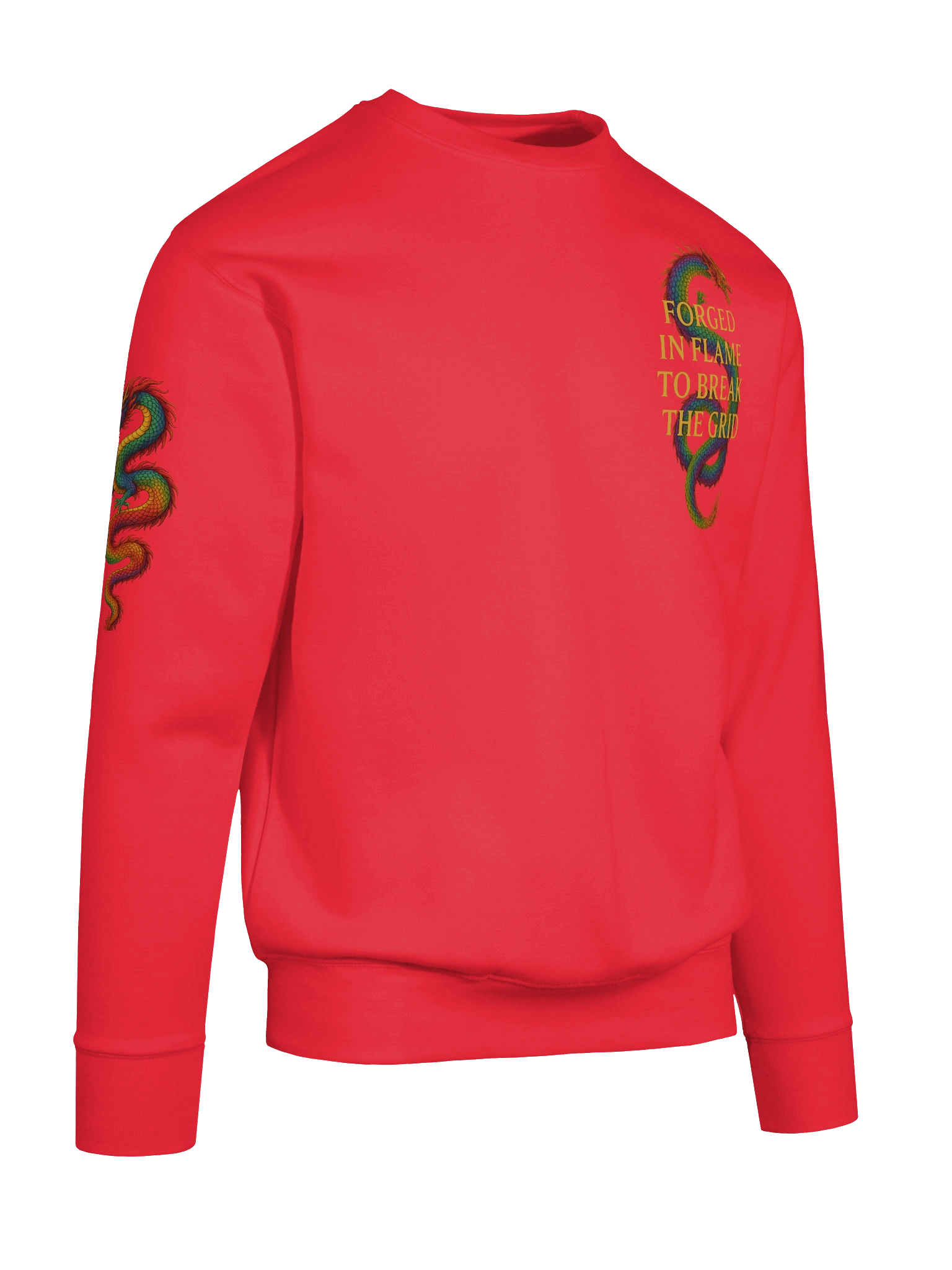 🐉 Colourful Dragon – Premium Flame Hoodie Luxury loungewear. Soul-coded armour. product image (80)
