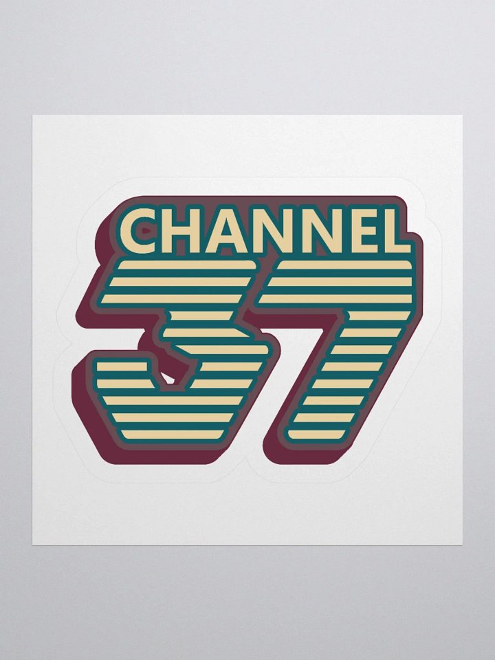 Channel 37 - Retro (Sticker) product image (2)