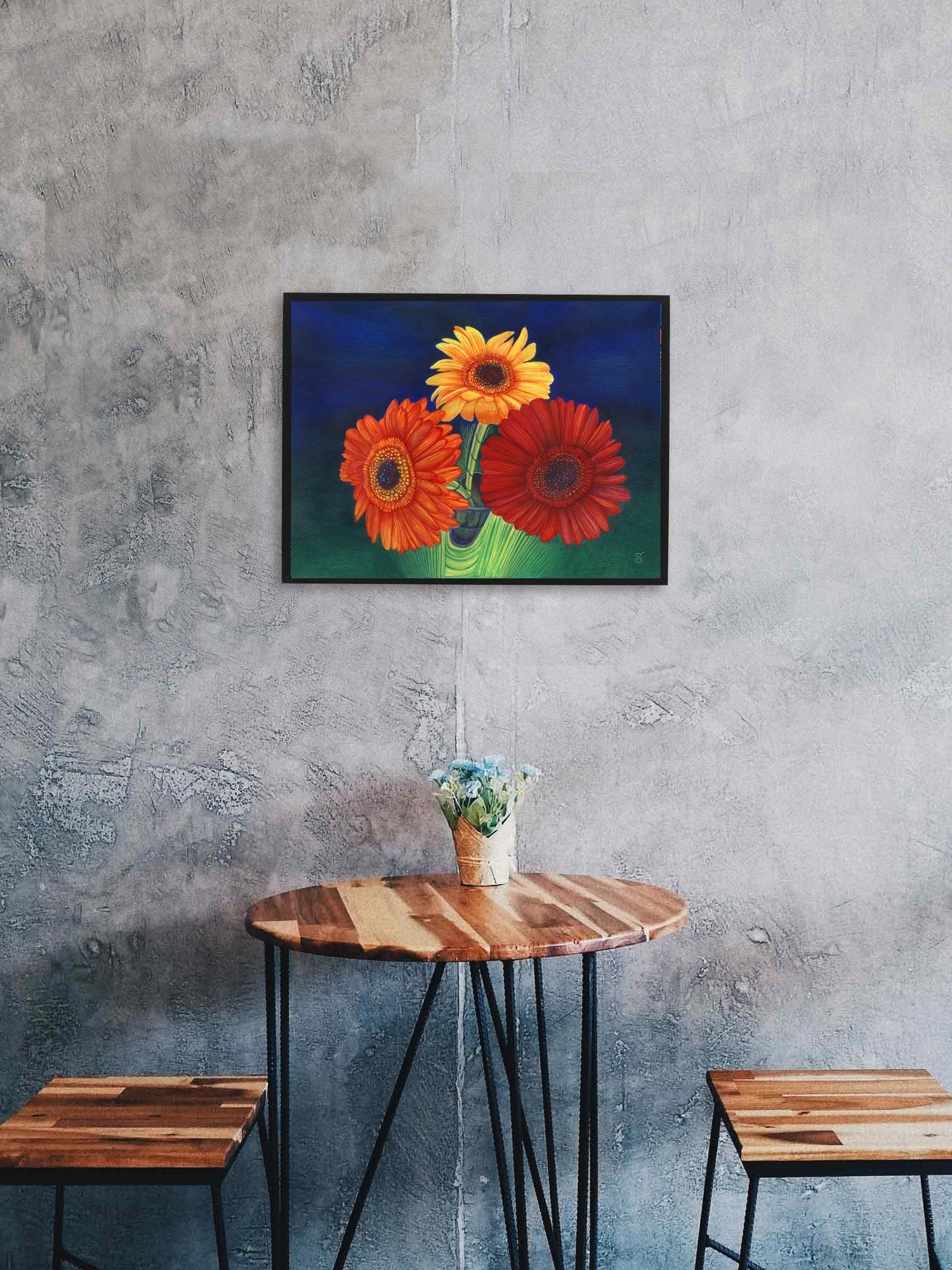 Blank Canvas: Unleash Your Creativity - 3 Bright Gerberas product image (4)