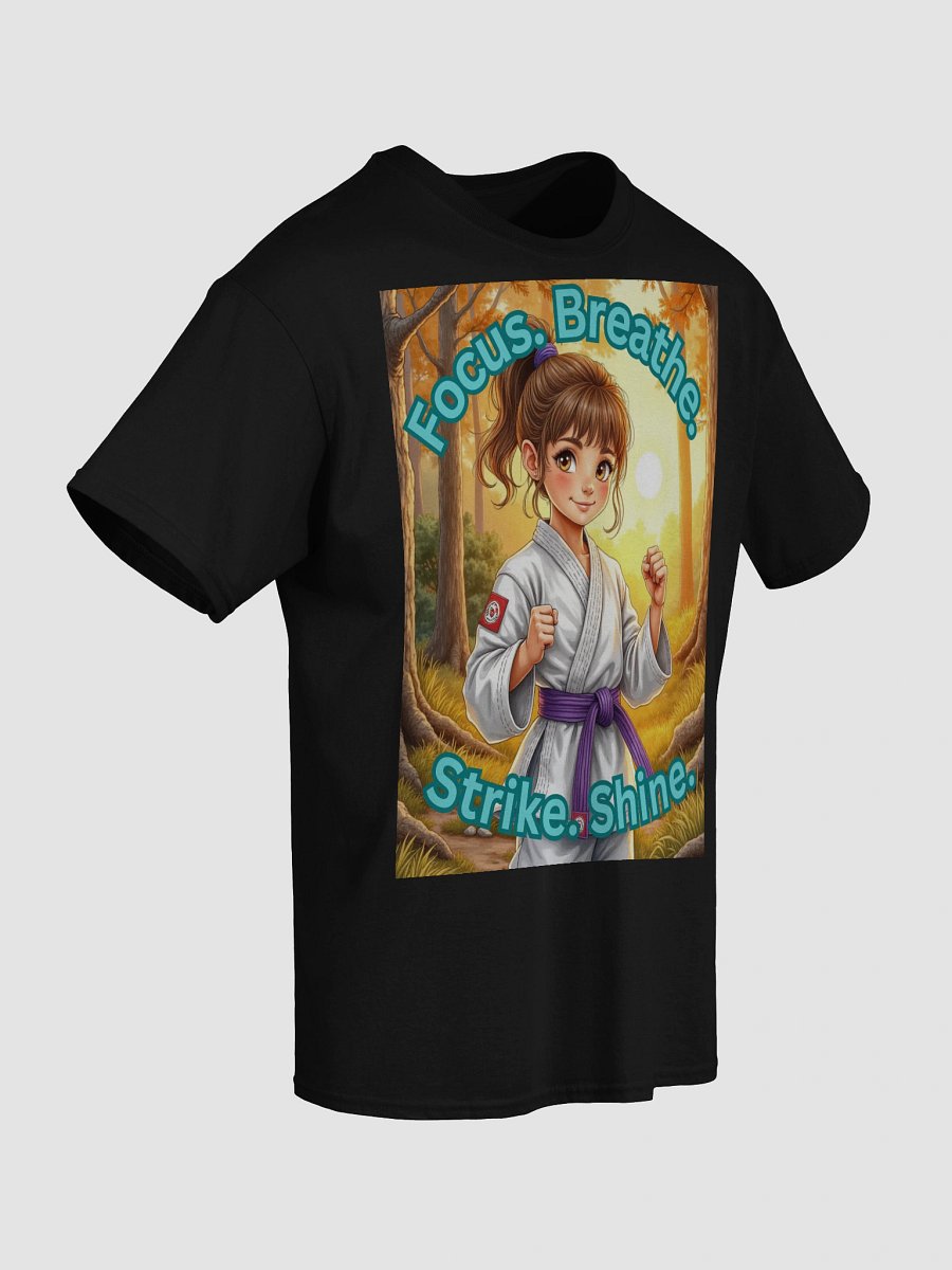 Focused Warrior – Purple Belt Girl in Stance product image (4)