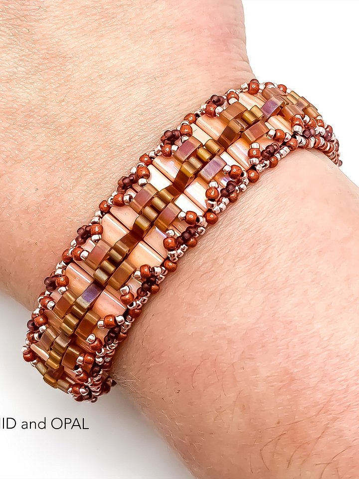 Beading Pattern – Pleated Tila Bracelet product image (2)