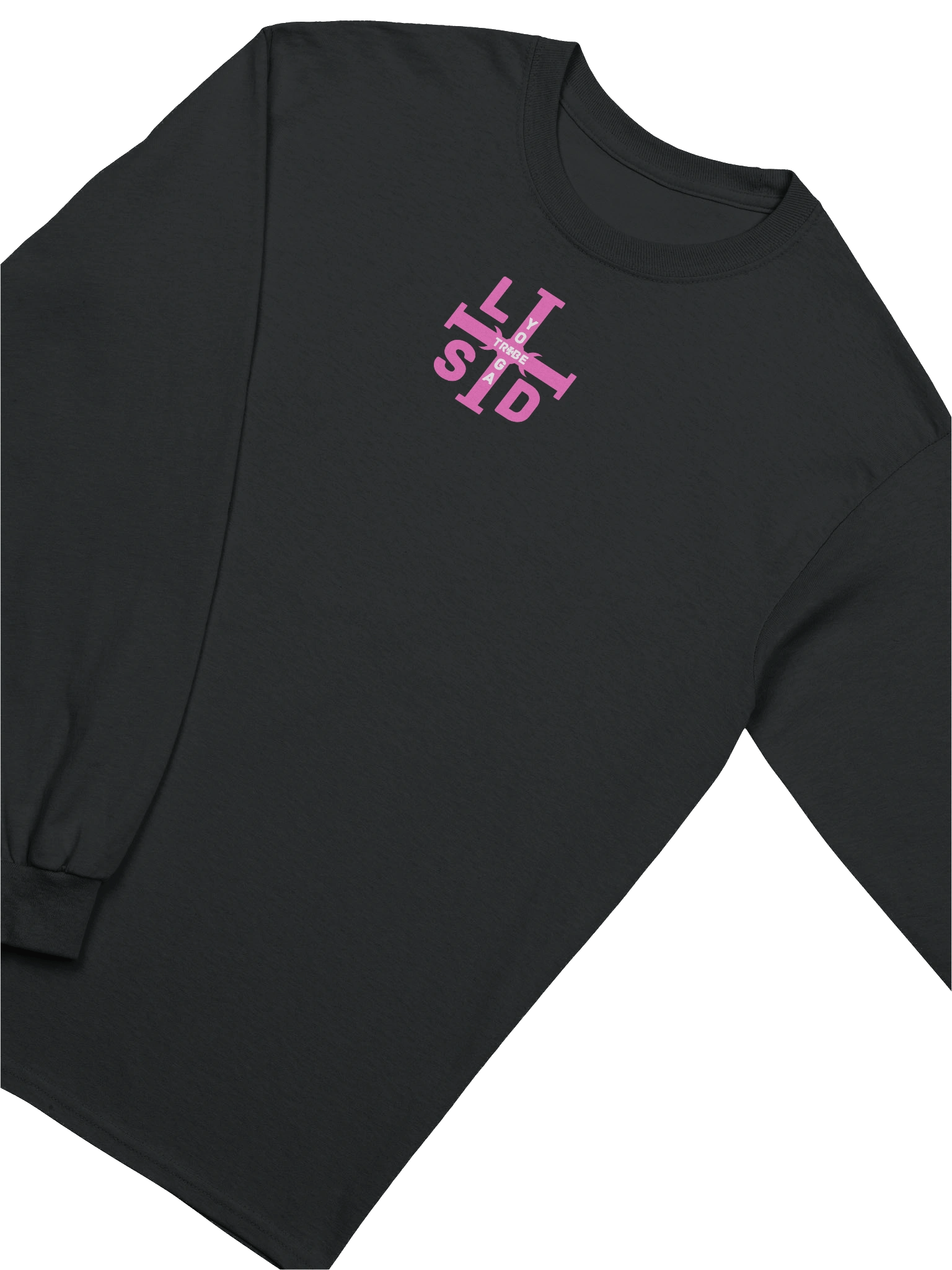 LSD TRIBE "Yoga" Mystic Long Sleeve Tee {Pink Emblem} product image (6)
