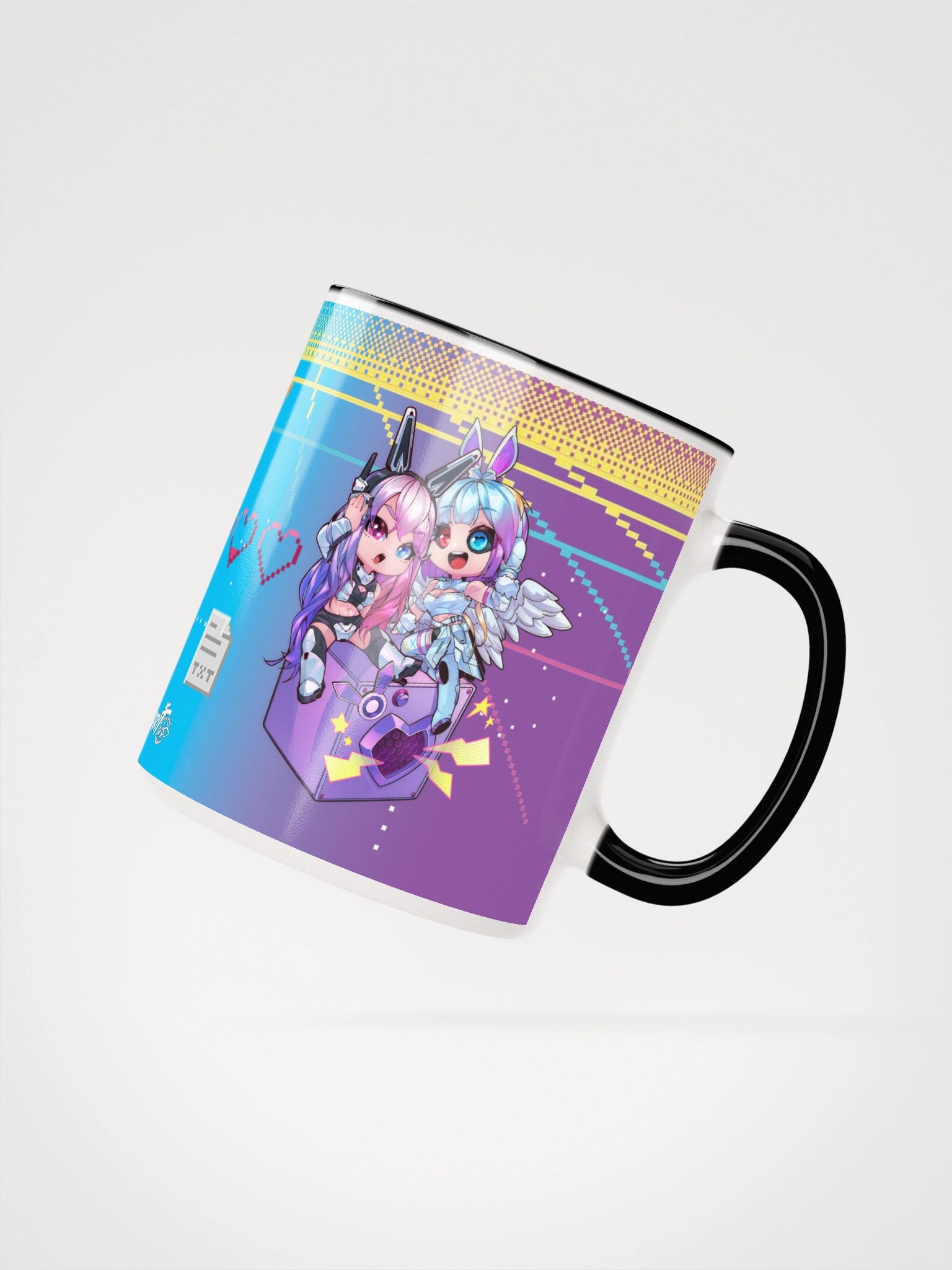 8BIT PIXEL LOVE - Inner Colored Ceramic Mug product image (9)