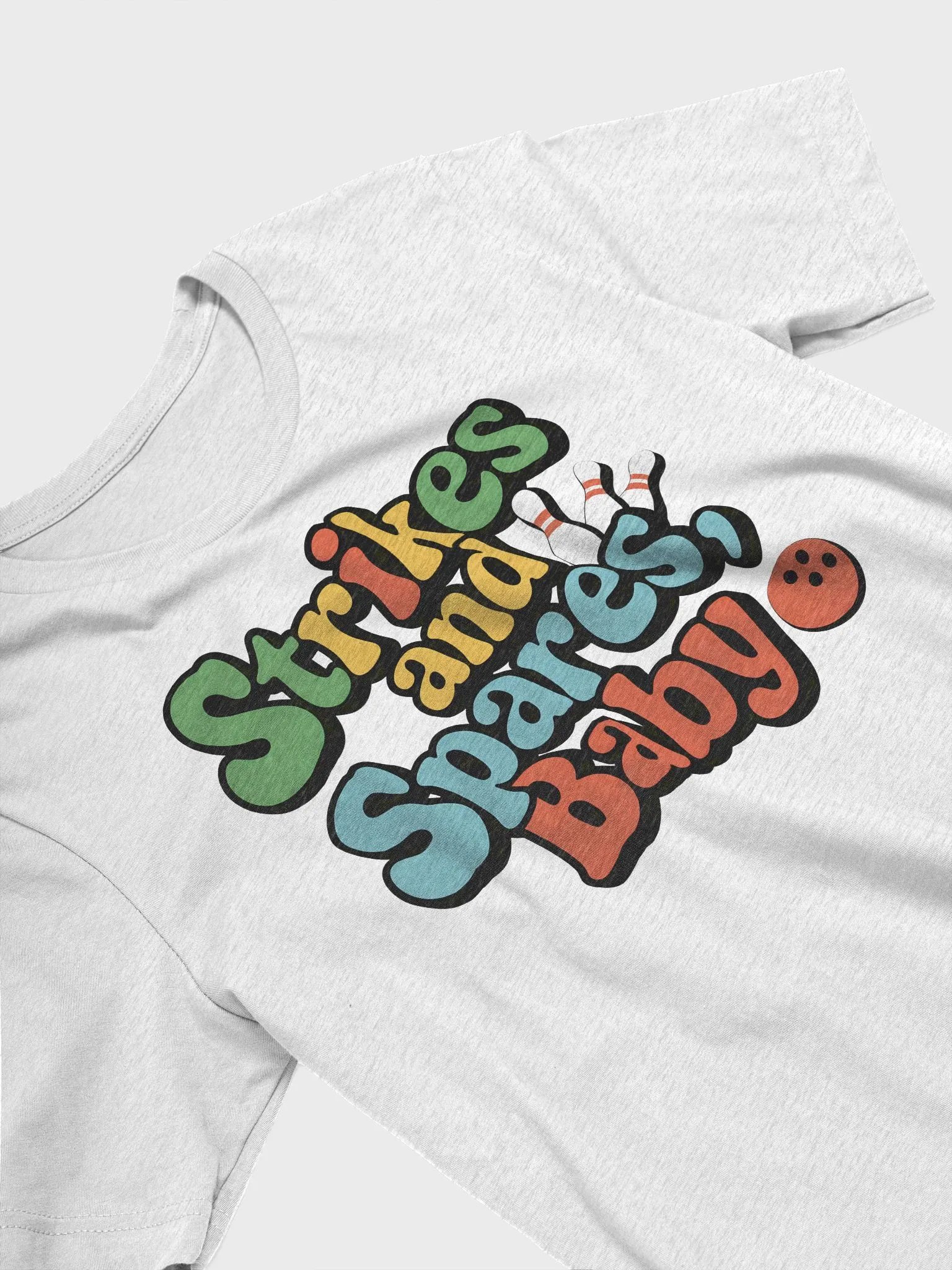 “Strikes and Spares Baby” t-shirt product image (3)
